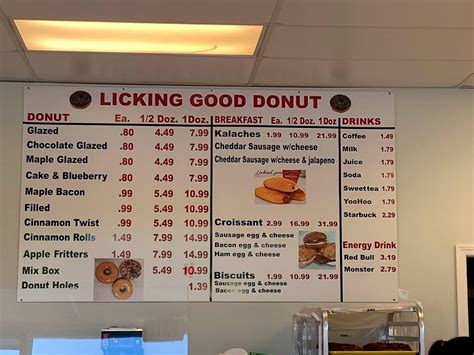 8 Reviews. . Lickin good donuts simpsonville menu